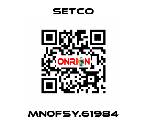 MN0FSY.61984 SETCO