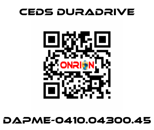 DAPME-0410.04300.45 Ceds Duradrive