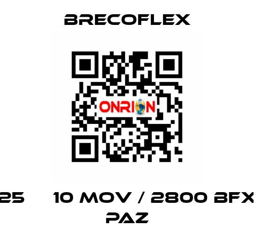 25 АТ10 MOV / 2800 BFX PAZ Brecoflex