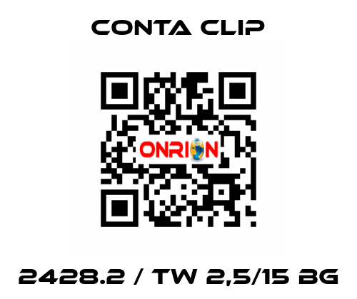 2428.2 / TW 2,5/15 BG Conta Clip