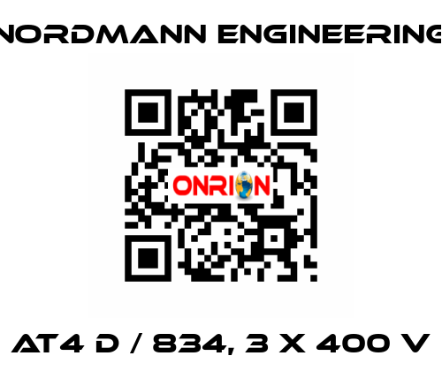 AT4 D / 834, 3 x 400 V NORDMANN ENGINEERING