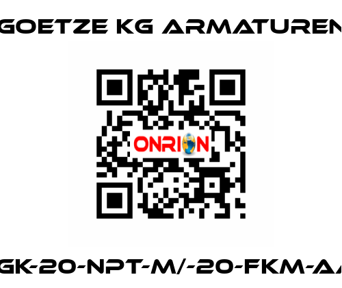 810SGK-20-NPT-M/-20-FKM-AA3-16 Goetze KG Armaturen