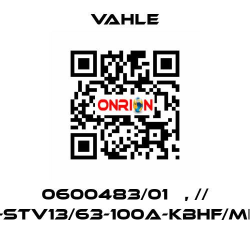 0600483/01   , // VM-STV13/63-100A-KBHF/MKHF Vahle