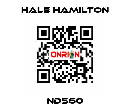 ND560 HALE HAMILTON