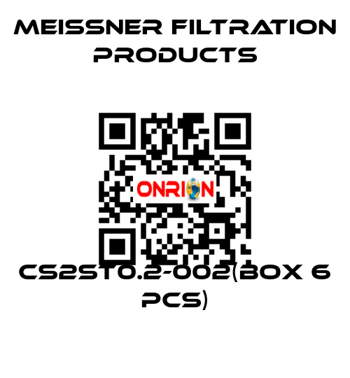 CS2ST0.2-002(Box 6 pcs) Meissner Filtration Products