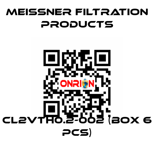 CL2VTH0.2-002 (Box 6 pcs) Meissner Filtration Products