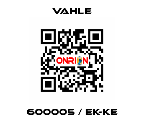 600005 / EK-KE Vahle