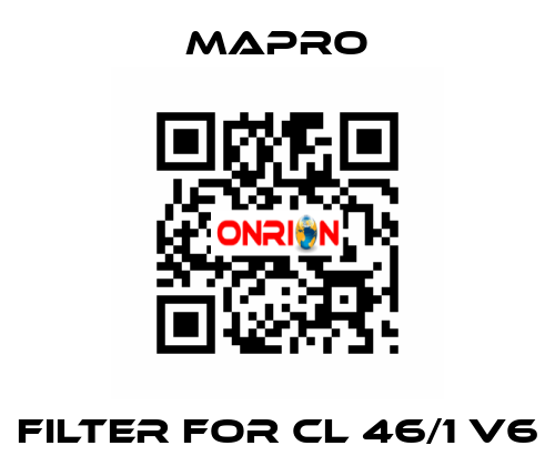 filter for CL 46/1 V6 Mapro