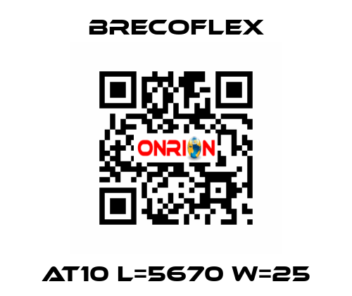 At10 L=5670 W=25 Brecoflex