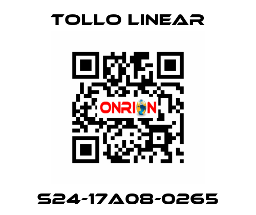 S24-17A08-0265 Tollo Linear