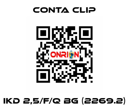 IKD 2,5/F/Q BG (2269.2) Conta Clip