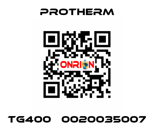 TG400   0020035007 PROTHERM