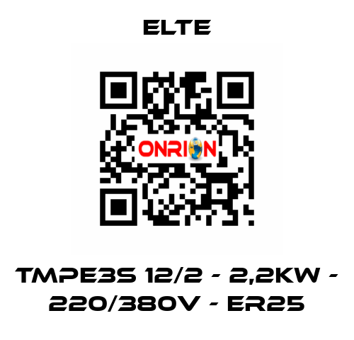 TMPE3S 12/2 - 2,2kW - 220/380V - ER25 Elte