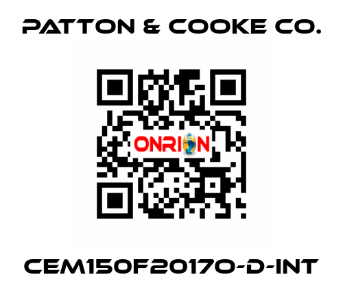 CEM150F2017O-D-INT Patton & Cooke Co.