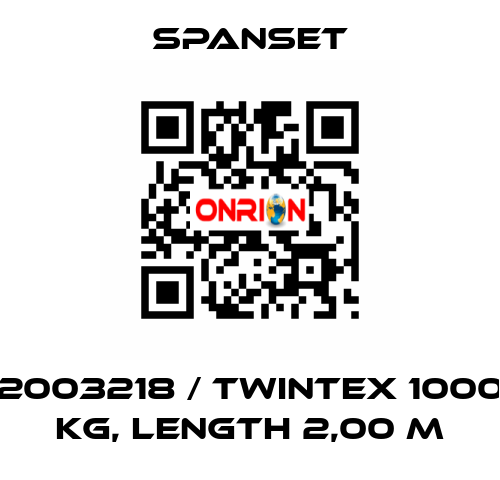 2003218 / Twintex 1000 kg, length 2,00 m SpanSet