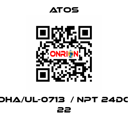 DHA/UL-0713  / NPT 24DC 22 Atos