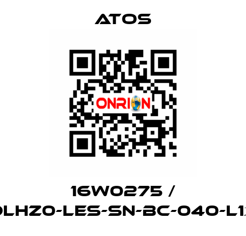 16W0275 / DLHZ0-LES-SN-BC-040-L13 Atos