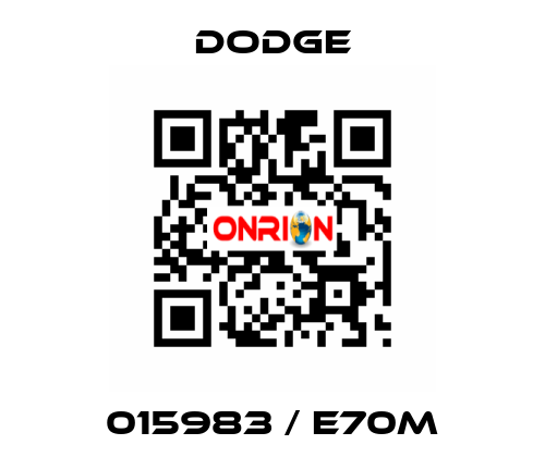 015983 / E70M Dodge