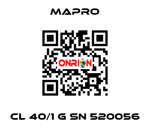 CL 40/1 G SN 520056 Mapro