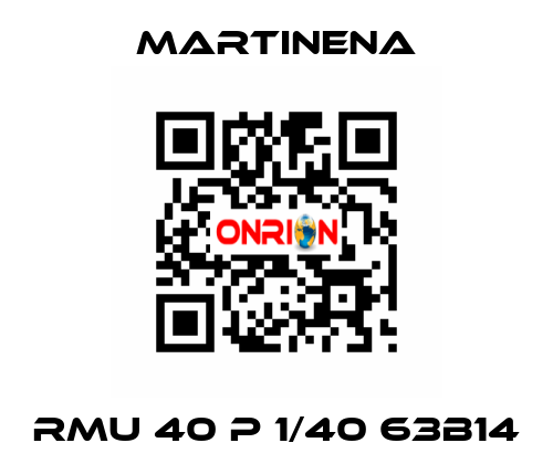 RMU 40 P 1/40 63B14 Martinena