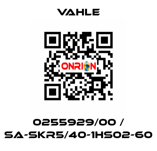 0255929/00 / SA-SKR5/40-1HS02-60 Vahle