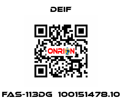 FAS-113DG  100151478.10 Deif