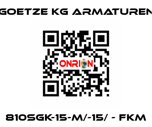 810sGK-15-m/-15/ - FKM Goetze KG Armaturen