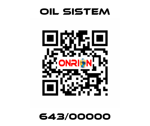 643/00000 Oil Sistem