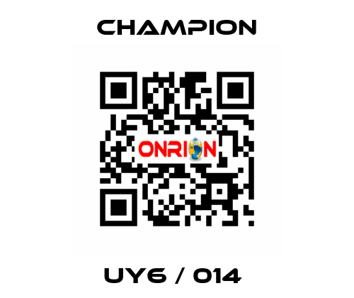 UY6 / 014  Champion