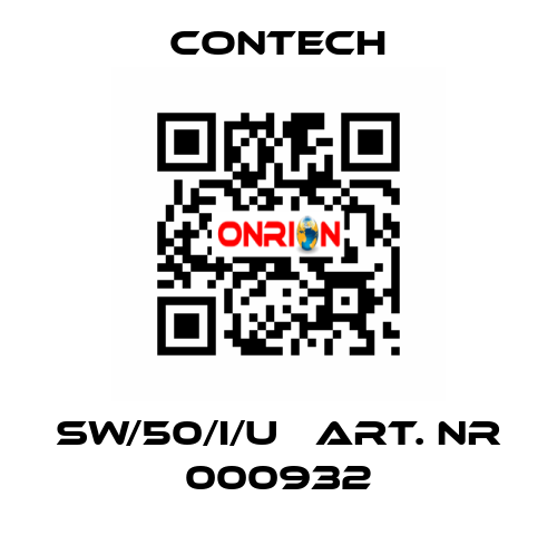 SW/50/I/U   Art. nr 000932 Contech