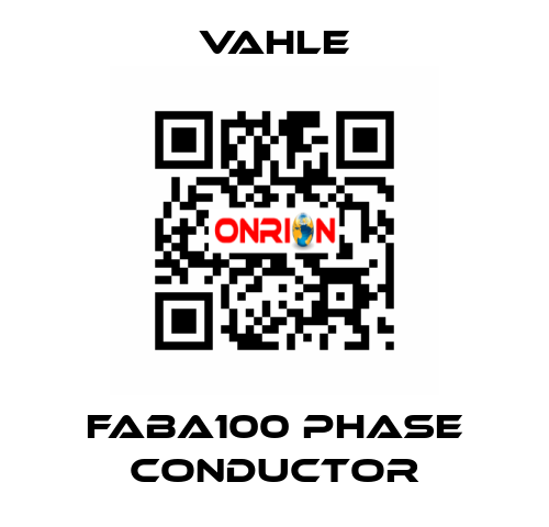 FABA100 PHASE CONDUCTOR Vahle