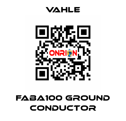 FABA100 GROUND CONDUCTOR Vahle