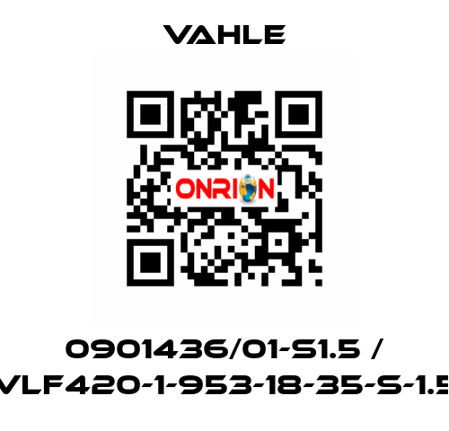 0901436/01-S1.5 / VLF420-1-953-18-35-S-1.5 Vahle