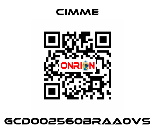 GCD002560BRAA0VS Cimme