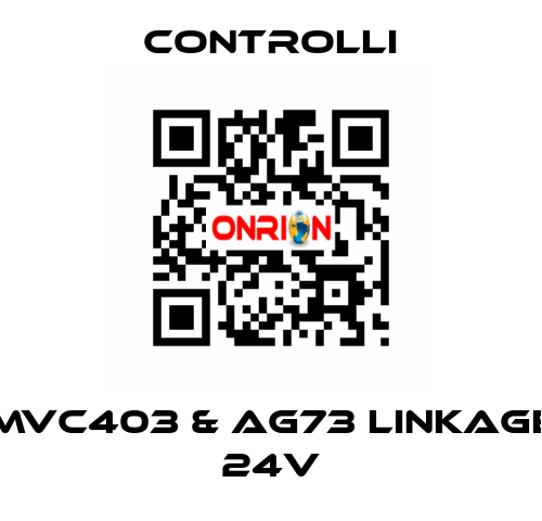 MVC403 & AG73 linkage 24v Controlli