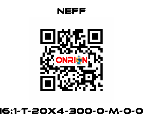 M2-N-16:1-T-20x4-300-0-M-0-0-0-0-0 Neff