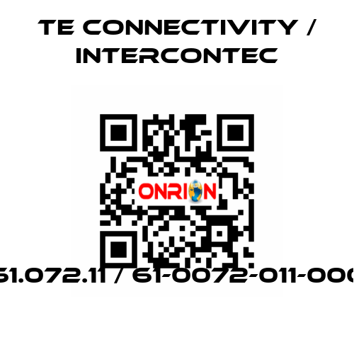 61.072.11 / 61-0072-011-000 TE Connectivity / Intercontec