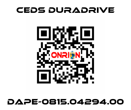 DAPE-0815.04294.00 Ceds Duradrive