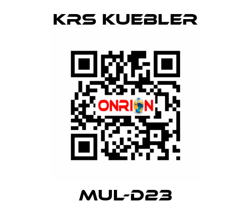 MUL-D23 KRS KUEBLER