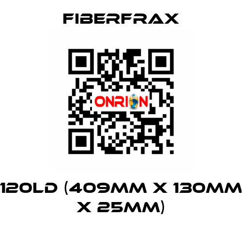 120LD (409mm x 130mm x 25mm) Fiberfrax