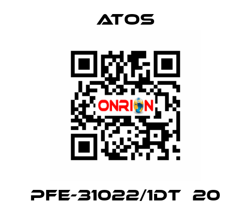 PFE-31022/1DT  20 Atos