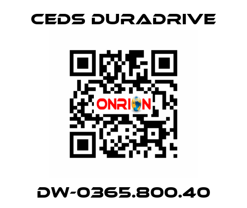 DW-0365.800.40 Ceds Duradrive