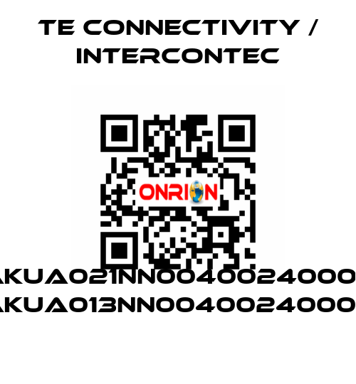 AKUA021NN00400240000 (AKUA013NN00400240000) TE Connectivity / Intercontec