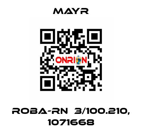 ROBA-RN  3/100.210, 1071668 Mayr