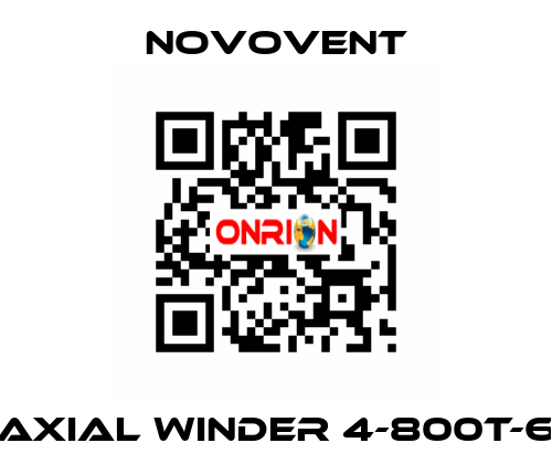 Axıal wınder 4-800T-6 Novovent