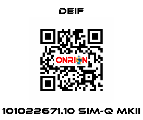 101022671.10 SIM-Q MKII Deif