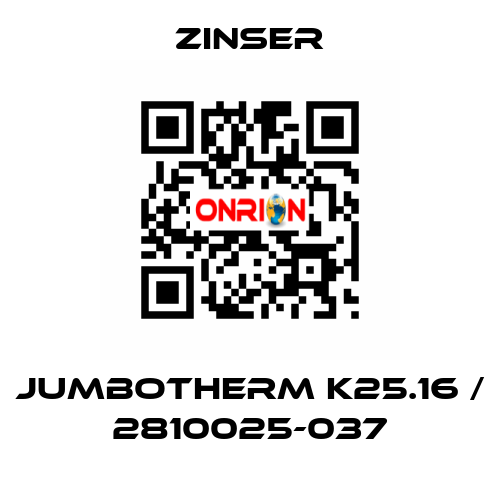 JUMBOTHERM K25.16 / 2810025-037 Zinser