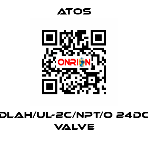 DLAH/UL-2C/NPT/O 24DC Valve Atos