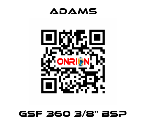 GSF 360 3/8" BSP ADAMS