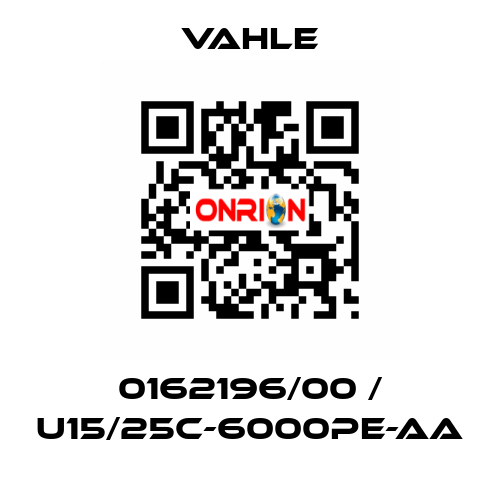 0162196/00 / U15/25C-6000PE-AA Vahle